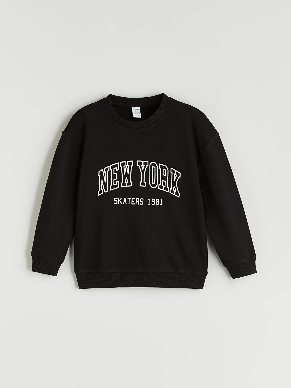 LCW Kids Text Printed Boys' Sweatshirt -W56173Z1-CVL