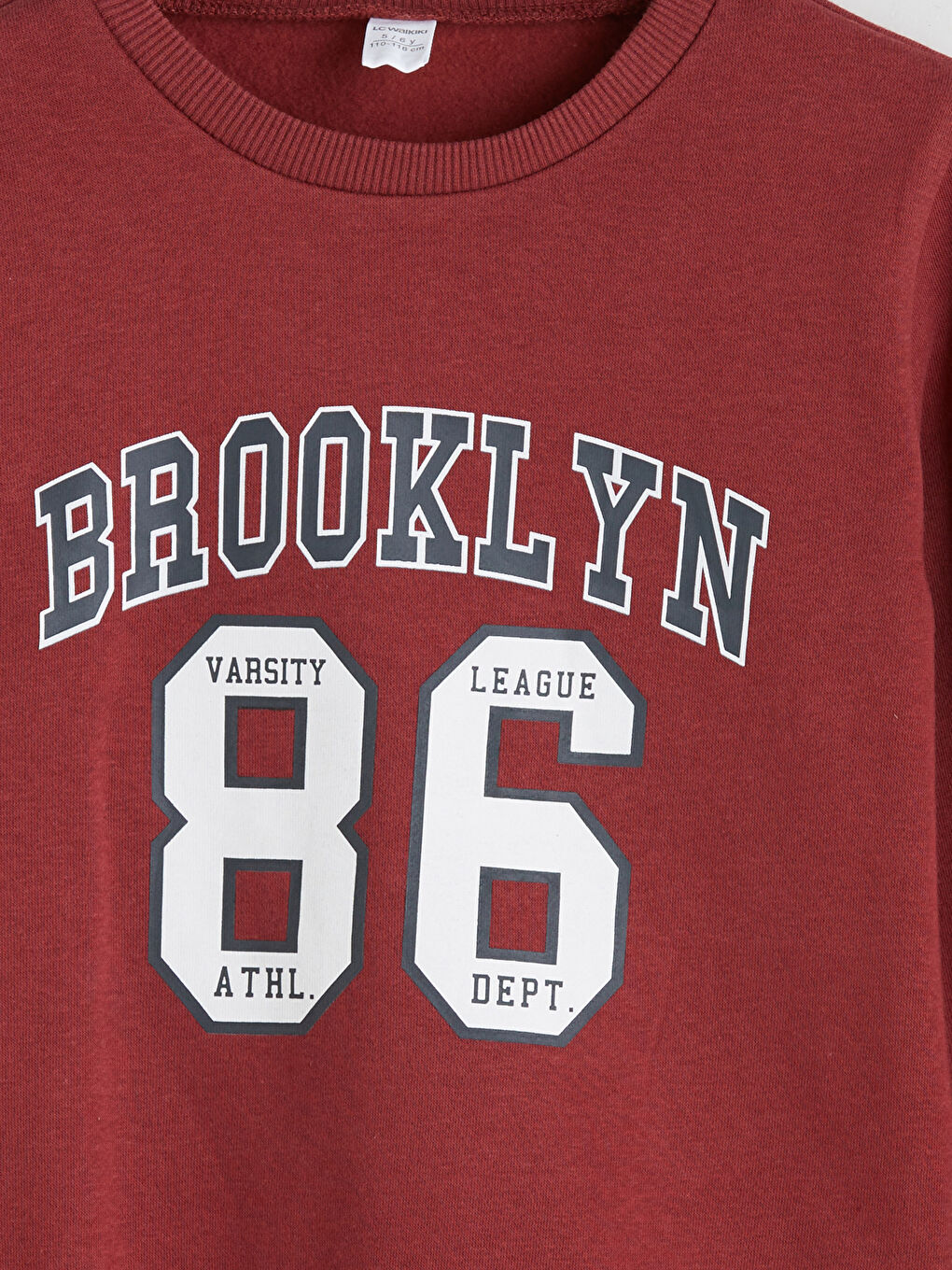 Text Printed Boys' Sweatshirt-2