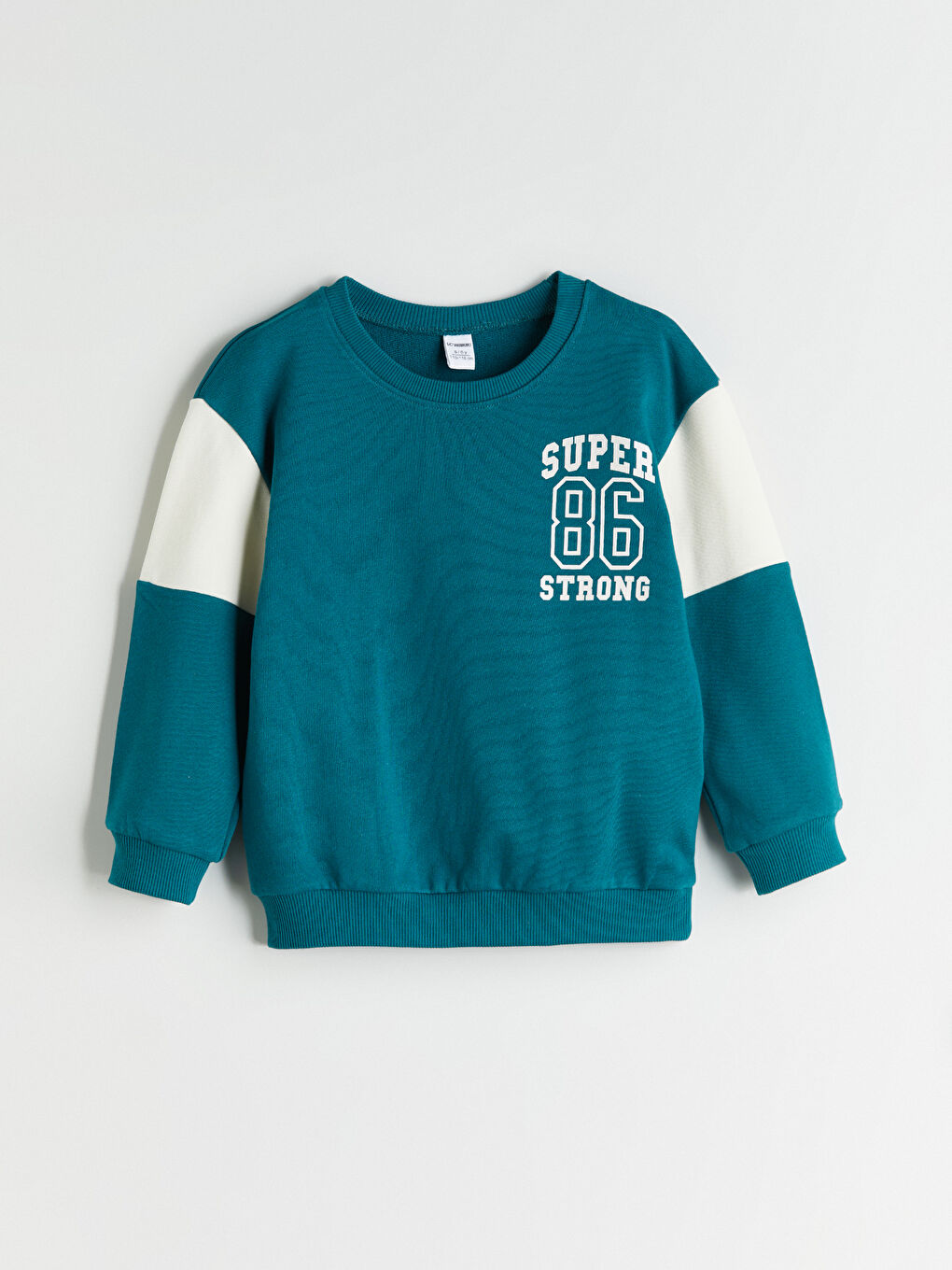 LCW Kids Crew Neck Printed Boys' Sweatshirt -W56181Z1-HKU