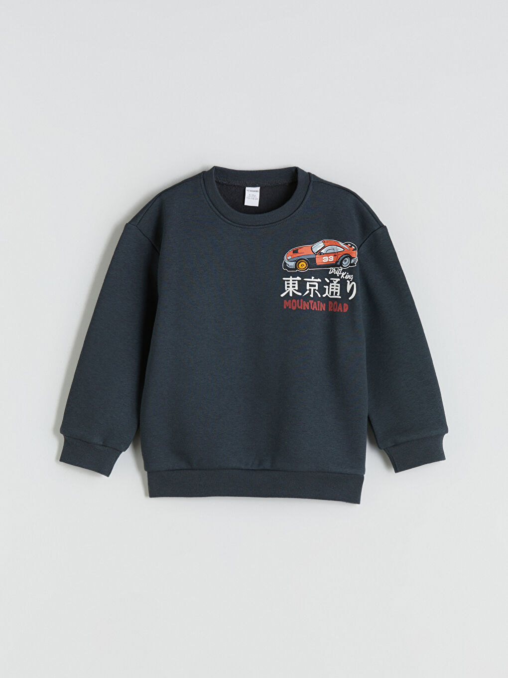 LCW Kids Crew Neck Printed Boys' Sweatshirt -W56182Z1-R4W