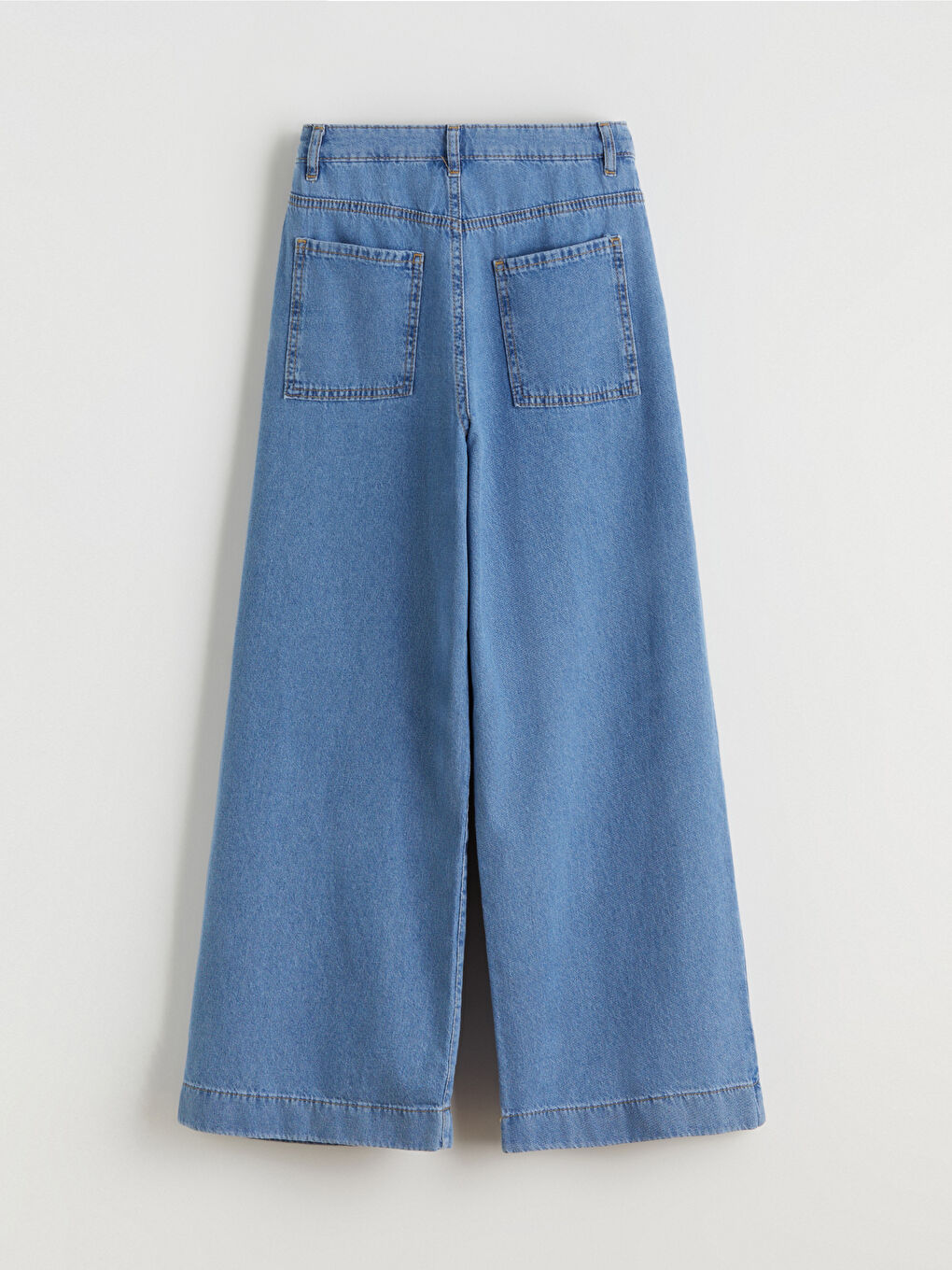 Wideleg Pleated Girls' Jeans-2