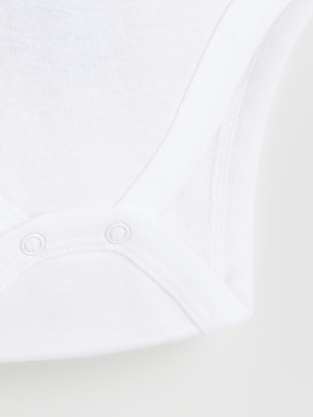 Ekru Bisiklet Yaka Kız Bebek Çıtçıtlı Bodysuit 3'lü-2