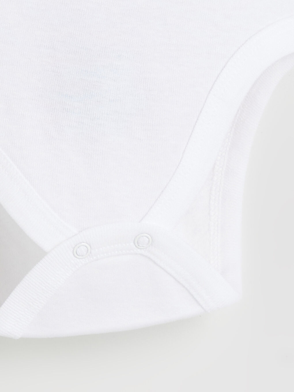 Ekru Bisiklet Yaka Kız Bebek Çıtçıtlı Bodysuit 3'lü-6