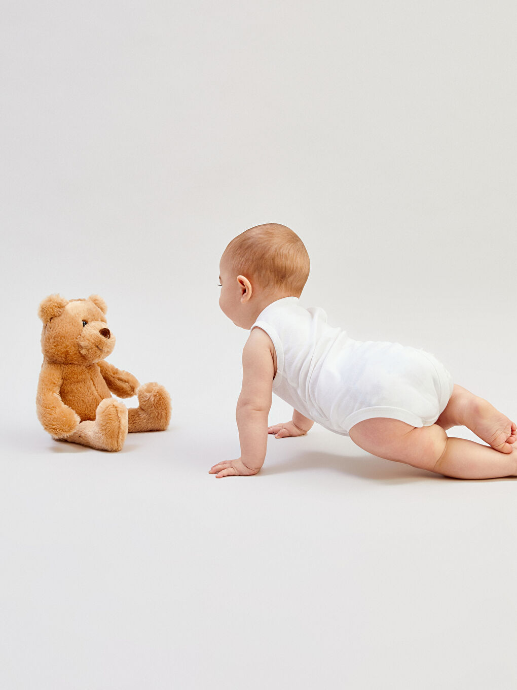 Ekru Basic Erkek Bebek Çıtçıtlı Body 3'lü-2