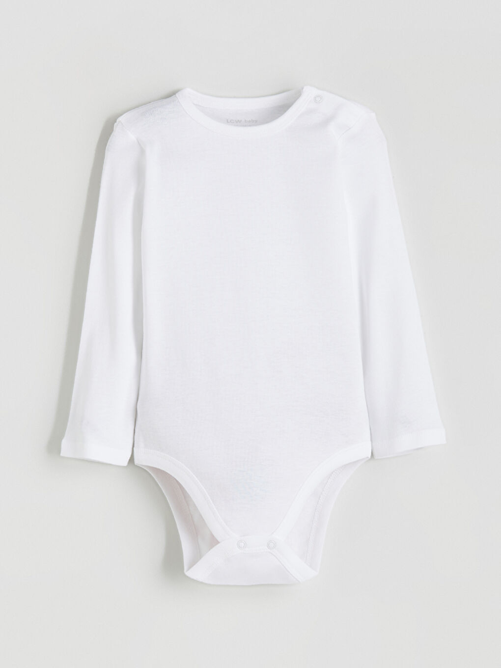 Ekru Bisiklet Yaka Erkek Bebek Çıtçıtlı Bodysuit 2'li-1