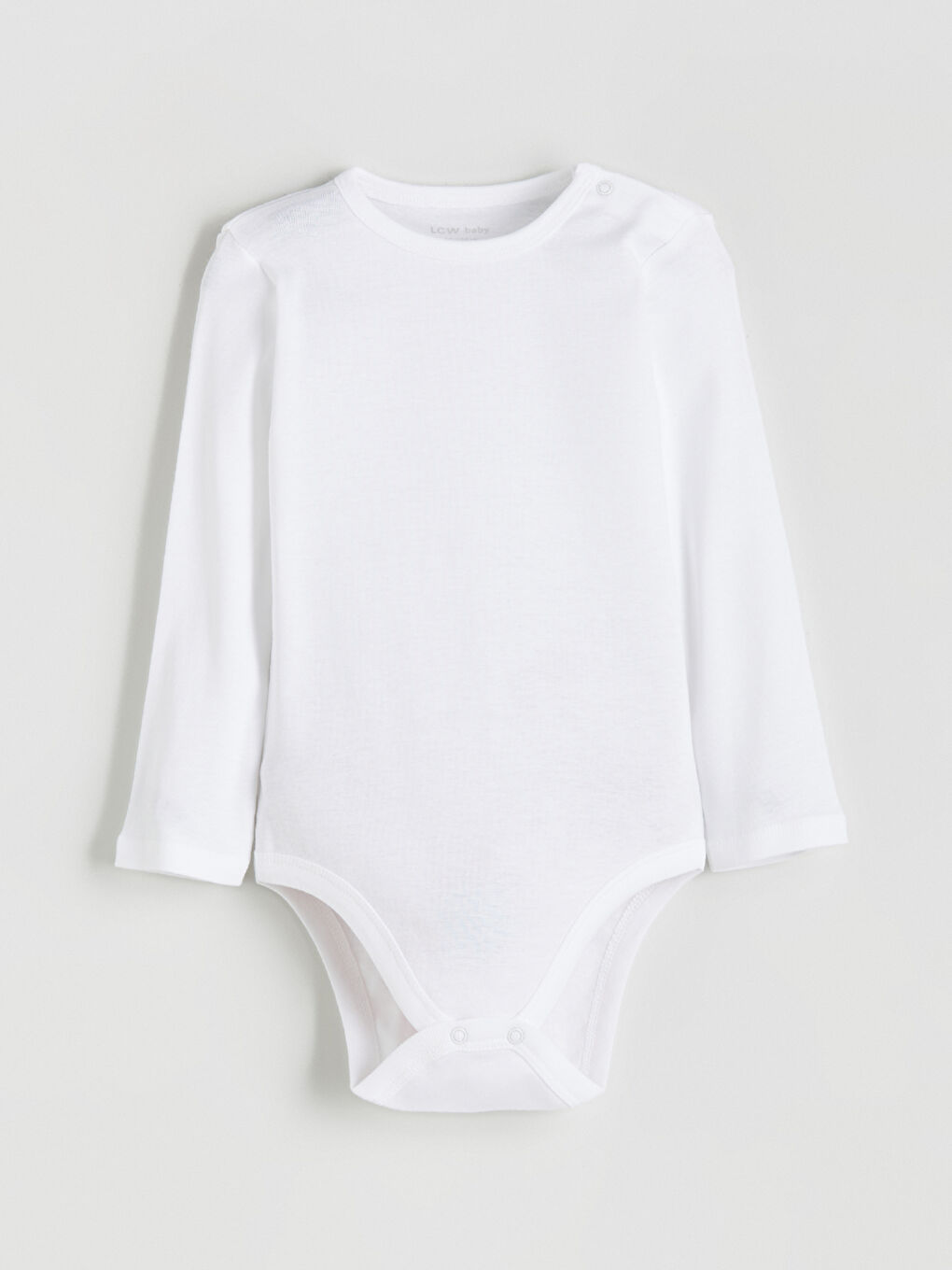 Ekru Bisiklet Yaka Erkek Bebek Çıtçıtlı Bodysuit 2'li-3