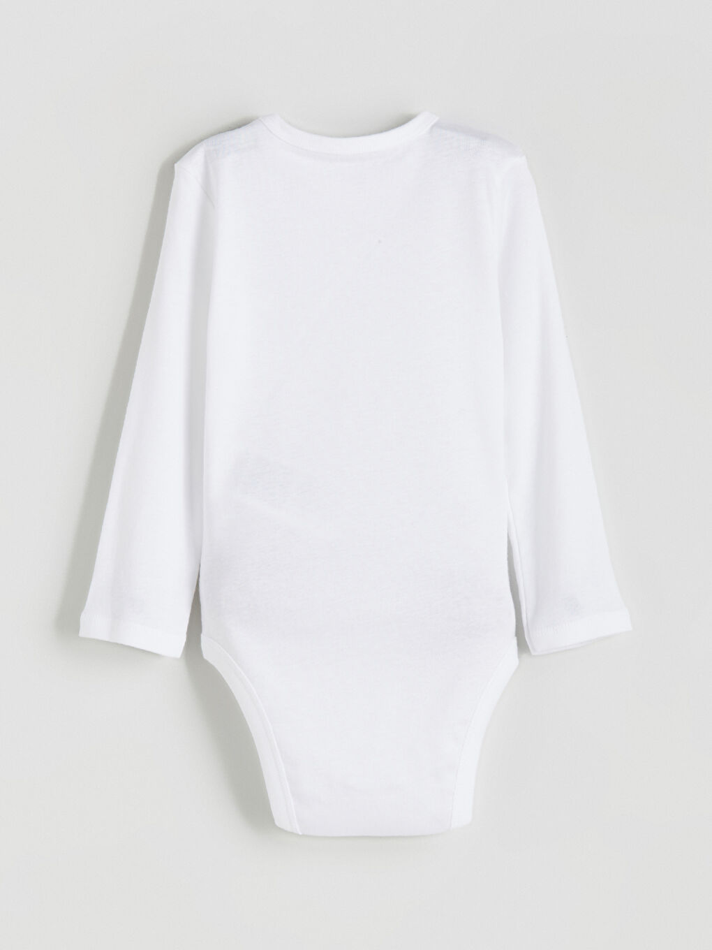 Ekru Bisiklet Yaka Erkek Bebek Çıtçıtlı Bodysuit 2'li-5