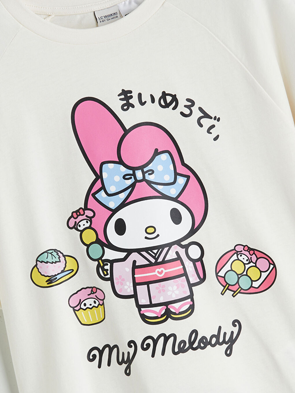 LCW Kids Crew Neck Printed Girls' T-Shirt -W56235Z4-FES