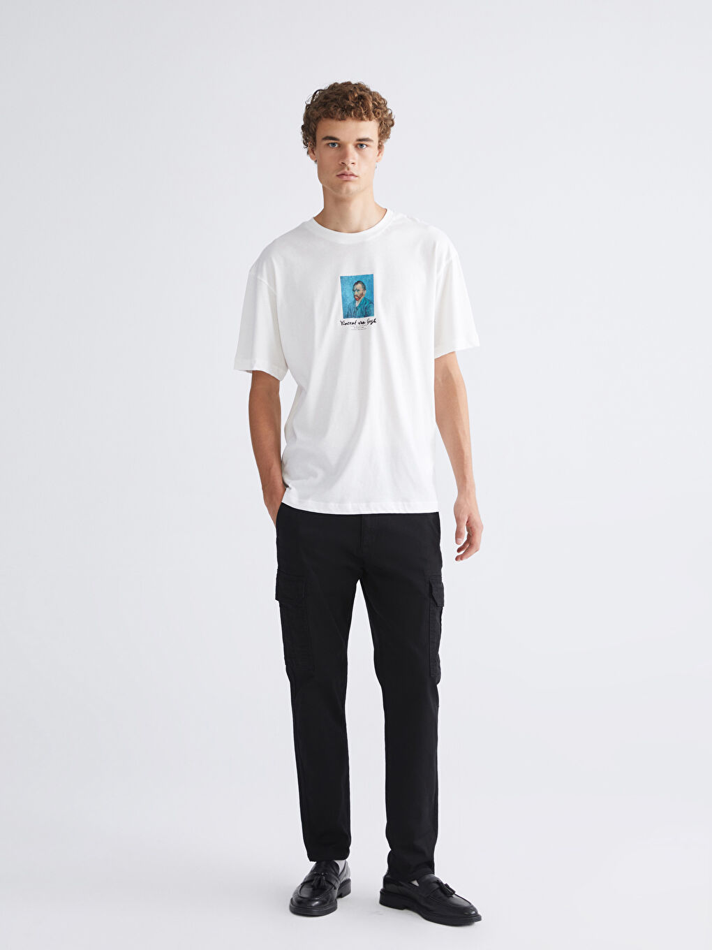Standard Fit Twill Men's Cargo Trousers