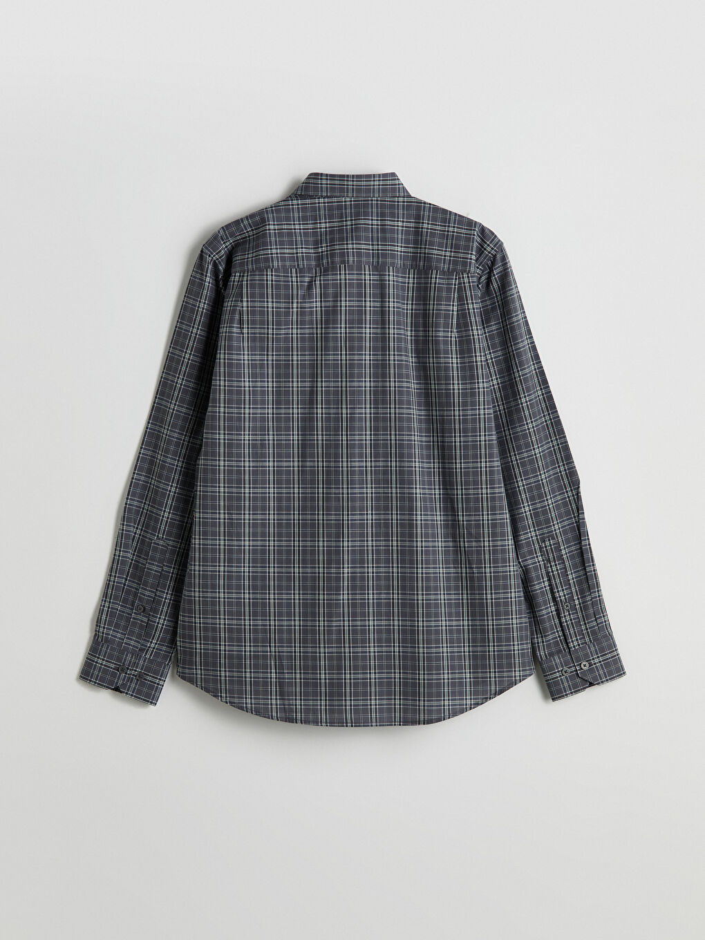 LCWAIKIKI Classic Regular Fit Long Sleeve Plaid Poplin Men's Shirt -W56283Z8-LMK