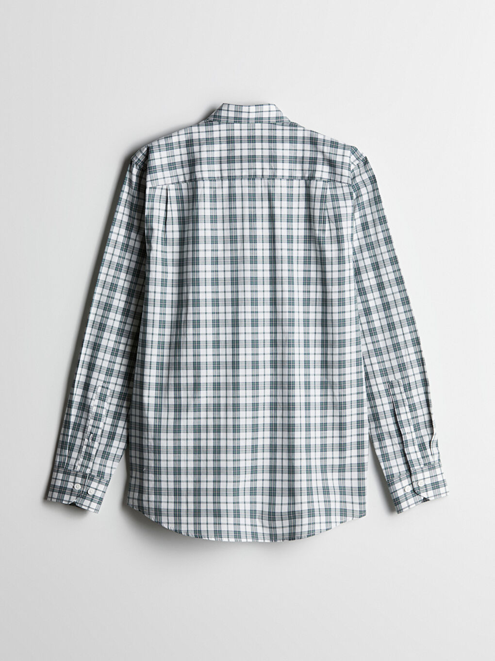 LCWAIKIKI Classic Regular Fit Long Sleeve Plaid Poplin Men's Shirt -W56283Z8-LME