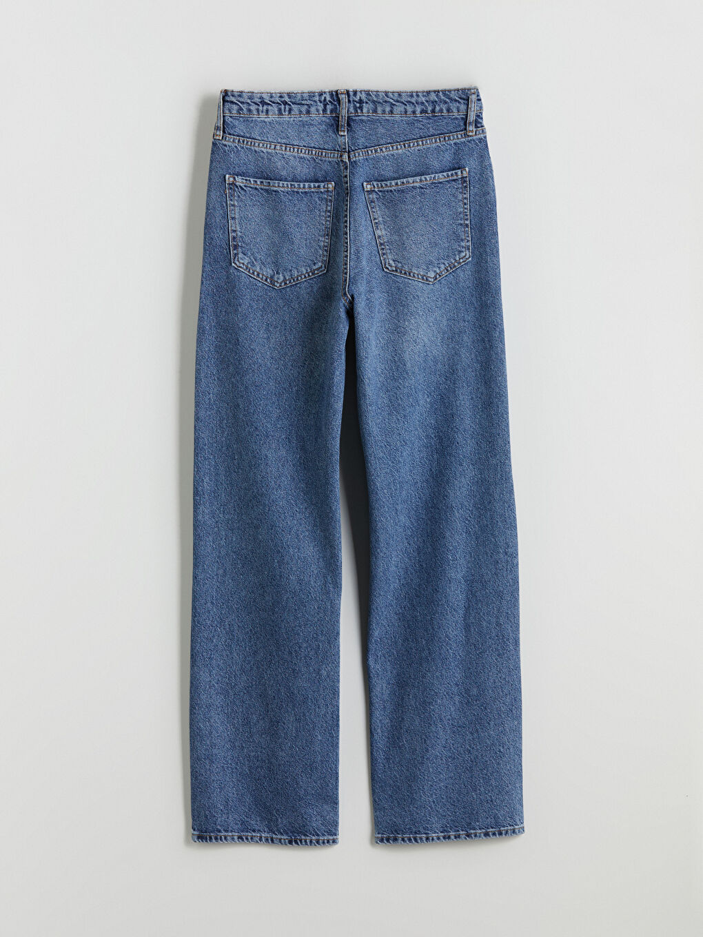 İndigo Baggy Fit Kadın Jean Pantolon-6