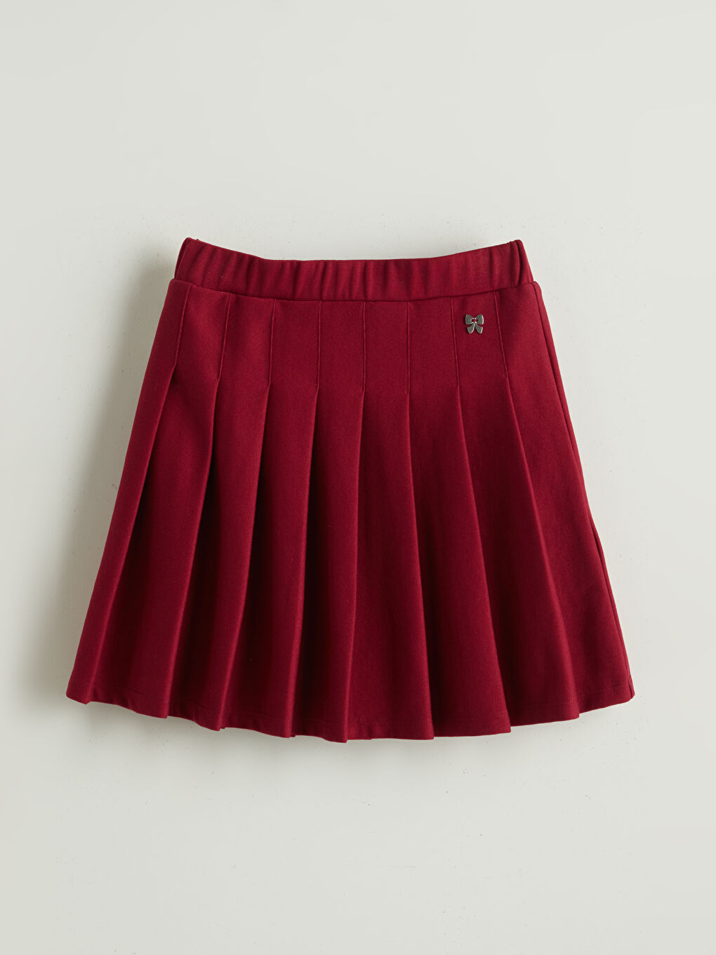 LCW Kids Elastic Waist Pleated Girl Skirt -W56337Z4-HFM