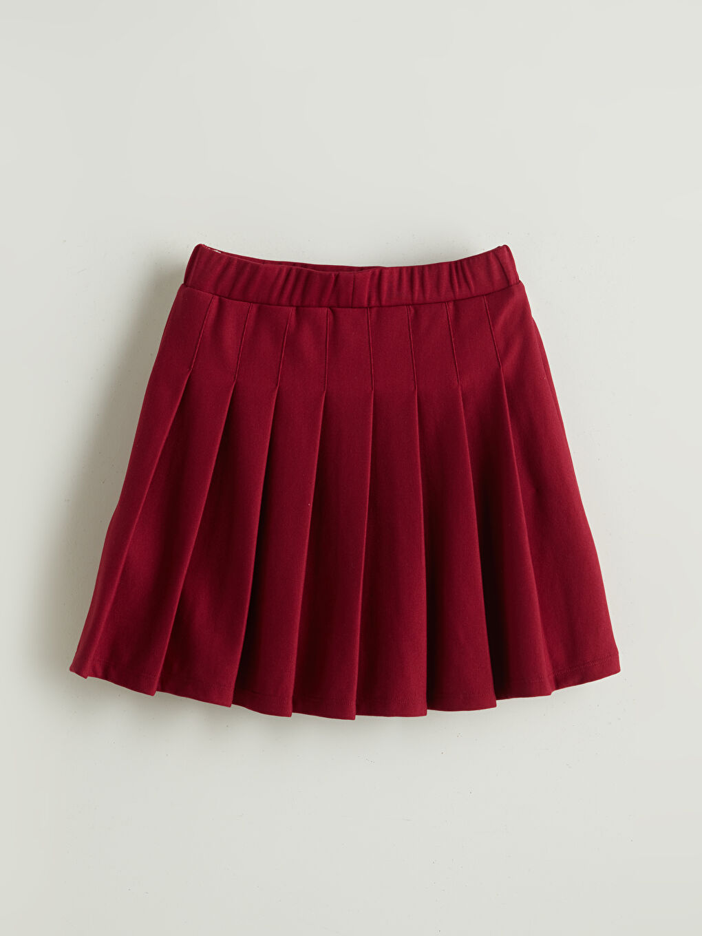 LCW Kids Elastic Waist Pleated Girl Skirt -W56337Z4-HFM