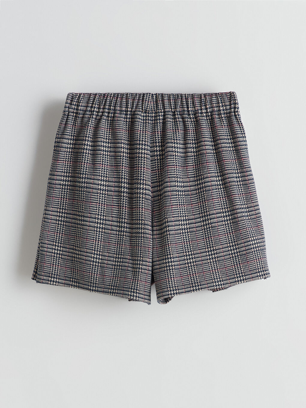 LCW Kids Elastic Waist Pleated Girl's Shorts Skirt -W56338Z4-LMK