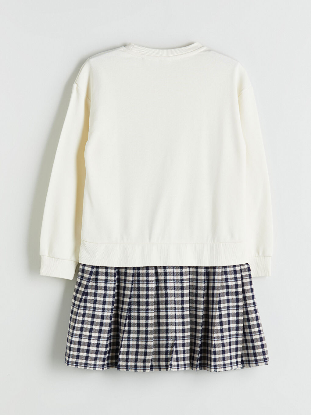 LCW Kids Crew Neck Kuromi Printed Girls' Dress -W56375Z4-FDJ