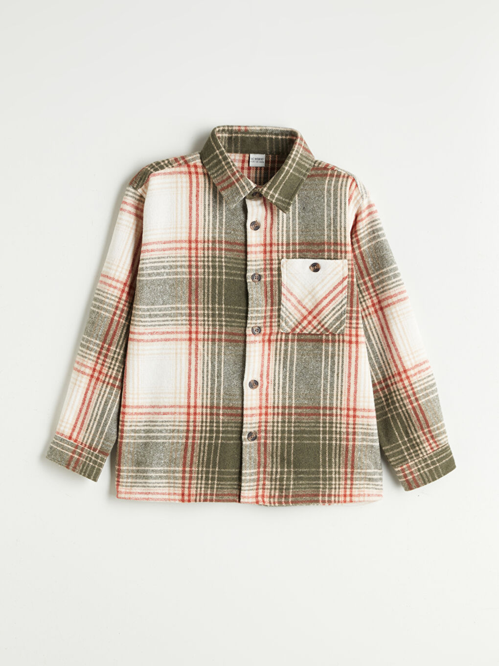 Long Sleeve Plaid Boys' Shirt