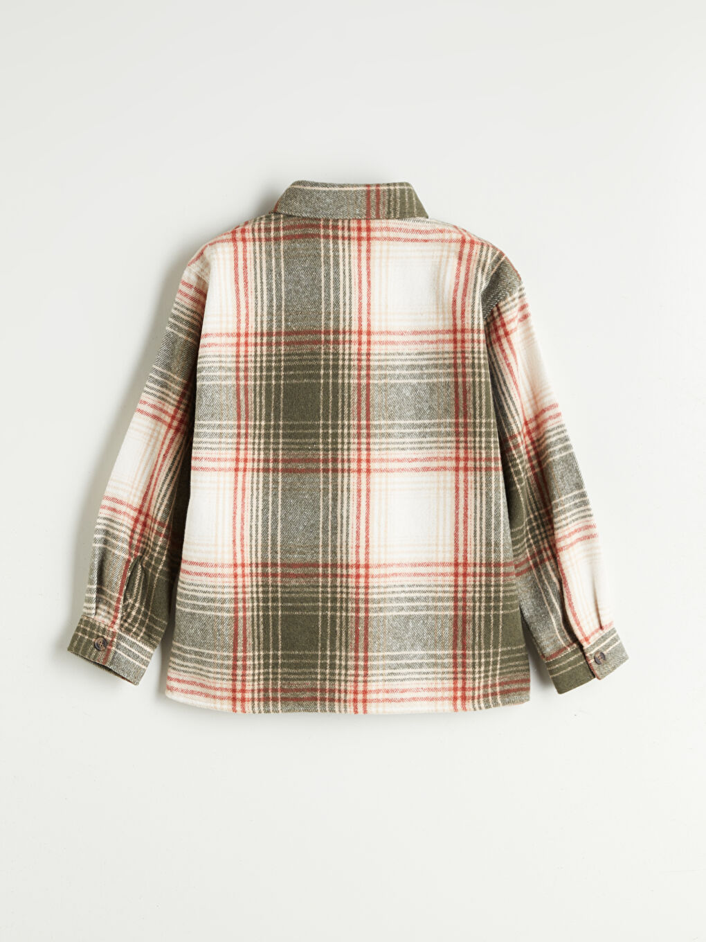 Long Sleeve Plaid Boys' Shirt-1