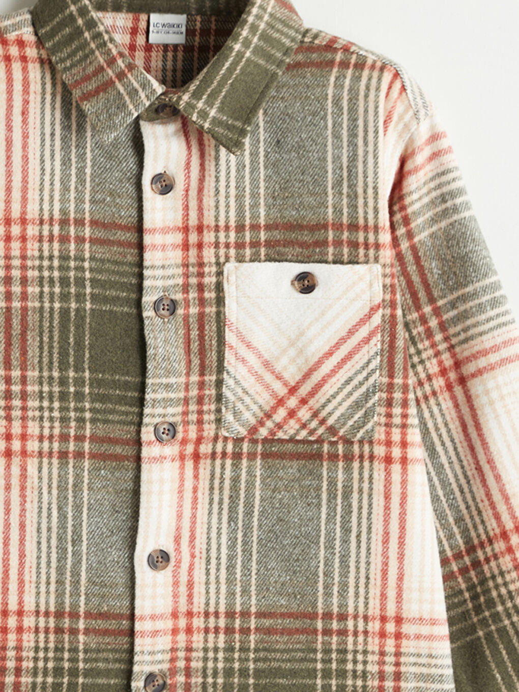Long Sleeve Plaid Boys' Shirt-2