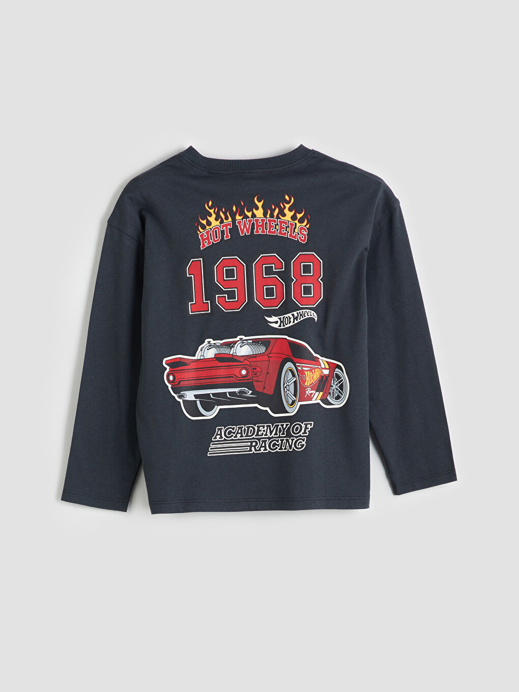 LCW Kids Crew Neck Hot Wheels Printed Boys' T-Shirt -W56389Z1-R4W