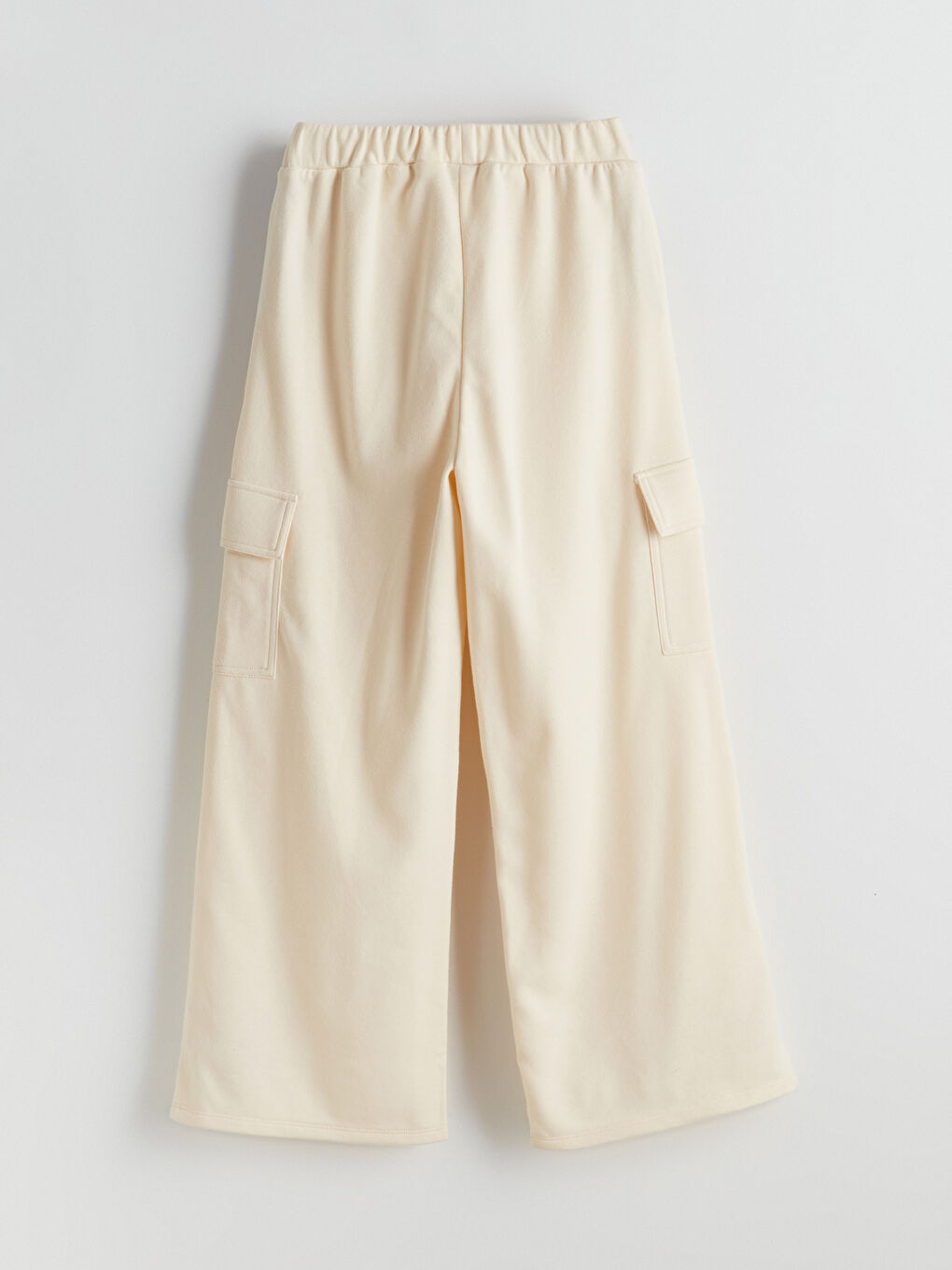 LCW Kids Girls' Cargo Sweatpants with Elastic Waist -W56397Z4-YDK