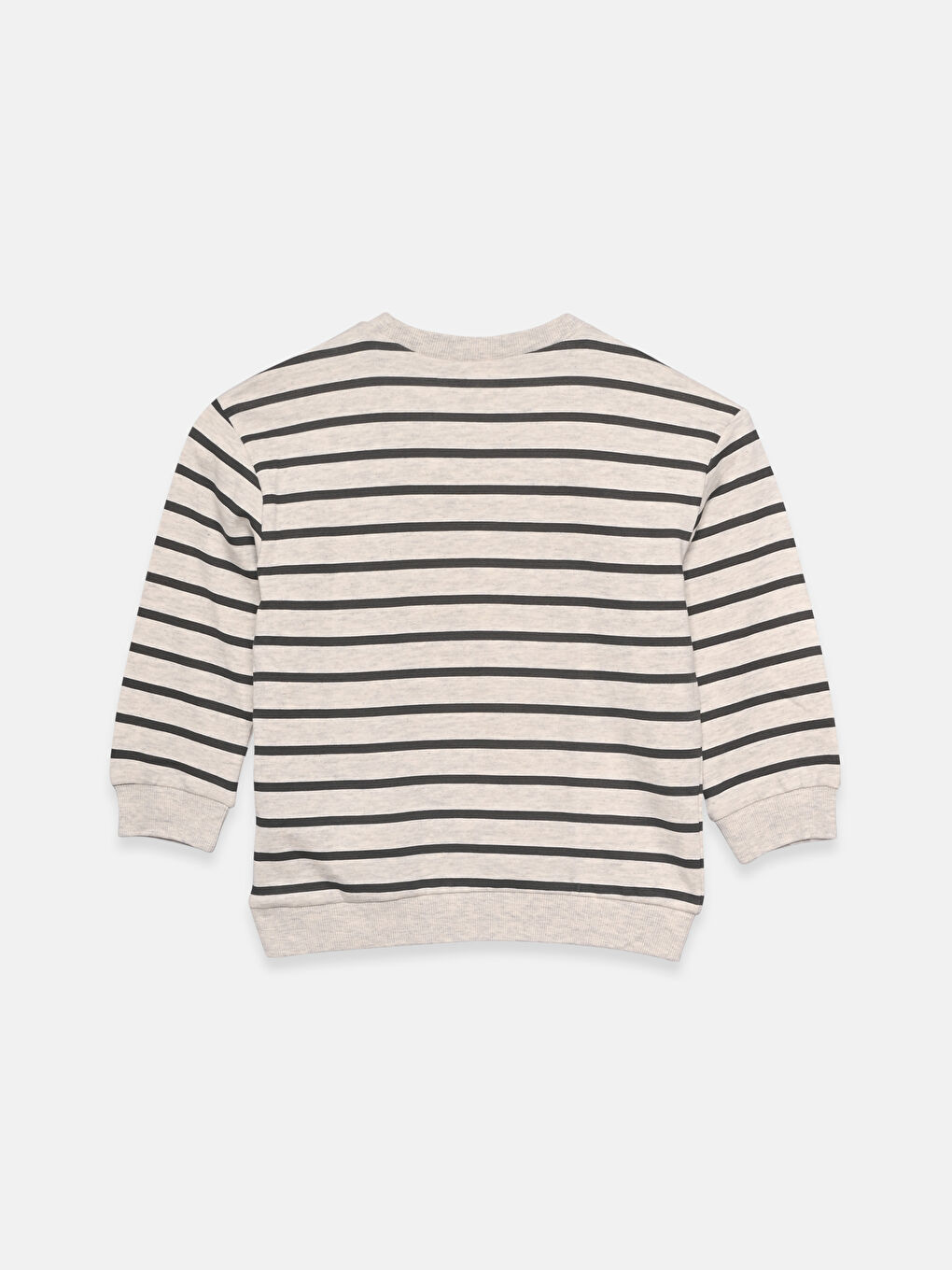 Crew Neck Striped Boys' Sweatshirt-1