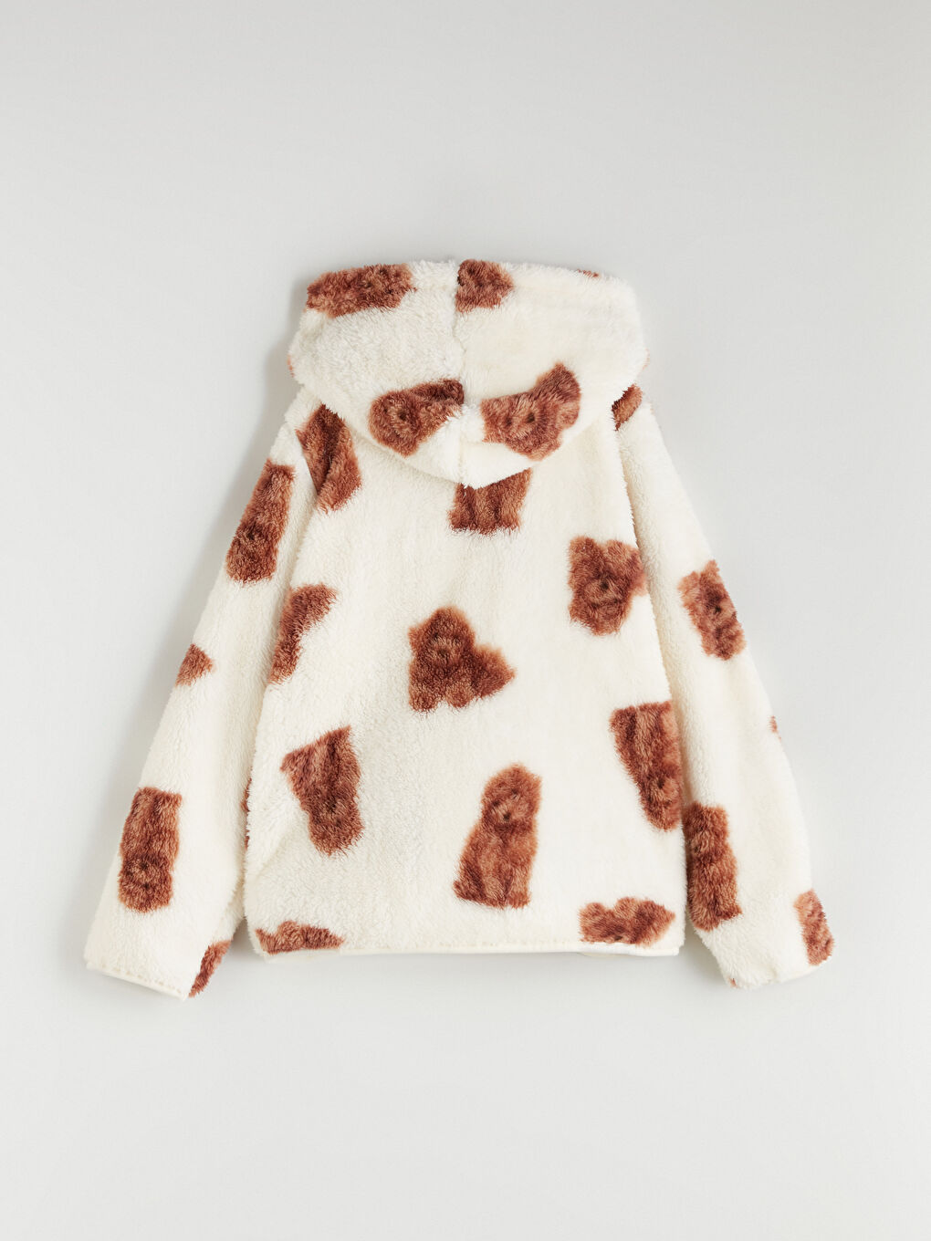 Hooded Zip-Up Girls' Sweatshirt-2