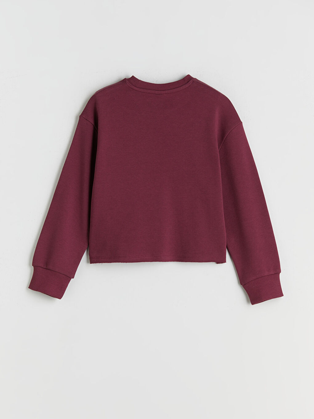 LCW Kids Crew Neck Printed Girls' Sweatshirt -W56430Z4-YNM