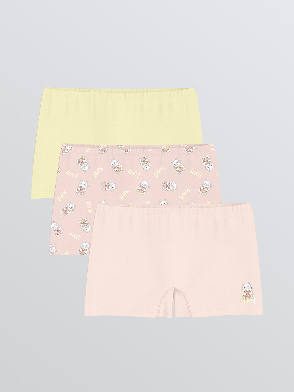 Printed Girls' Boxer 3-packs
