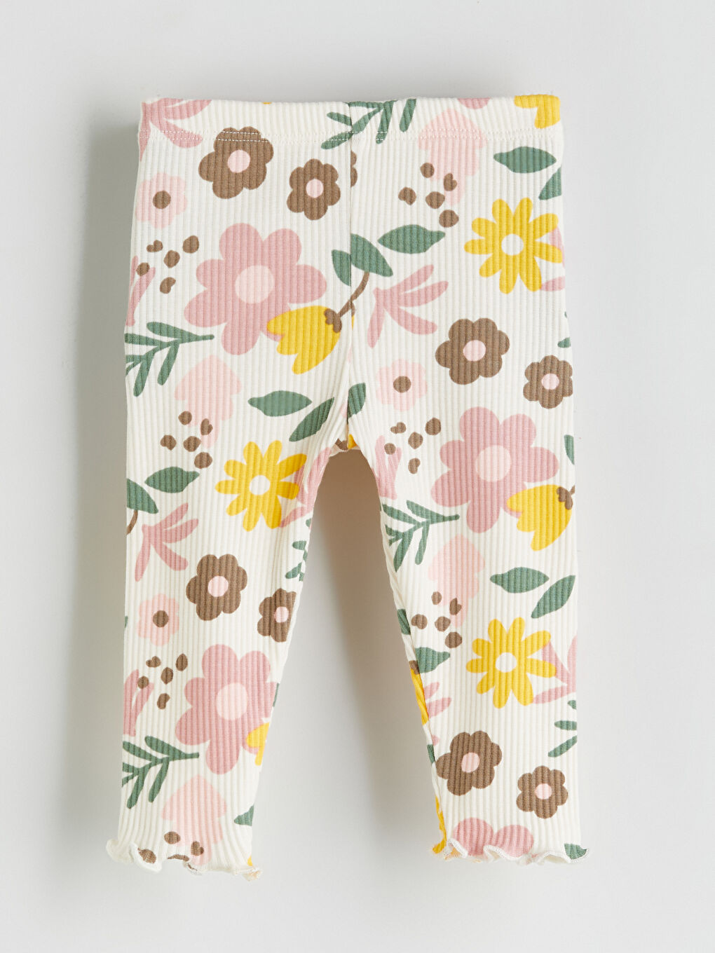Ensemble Sweat-Shirt et Pantalon de Survêtement Bébé Fille Floral Col Rond 2 Pièces-4