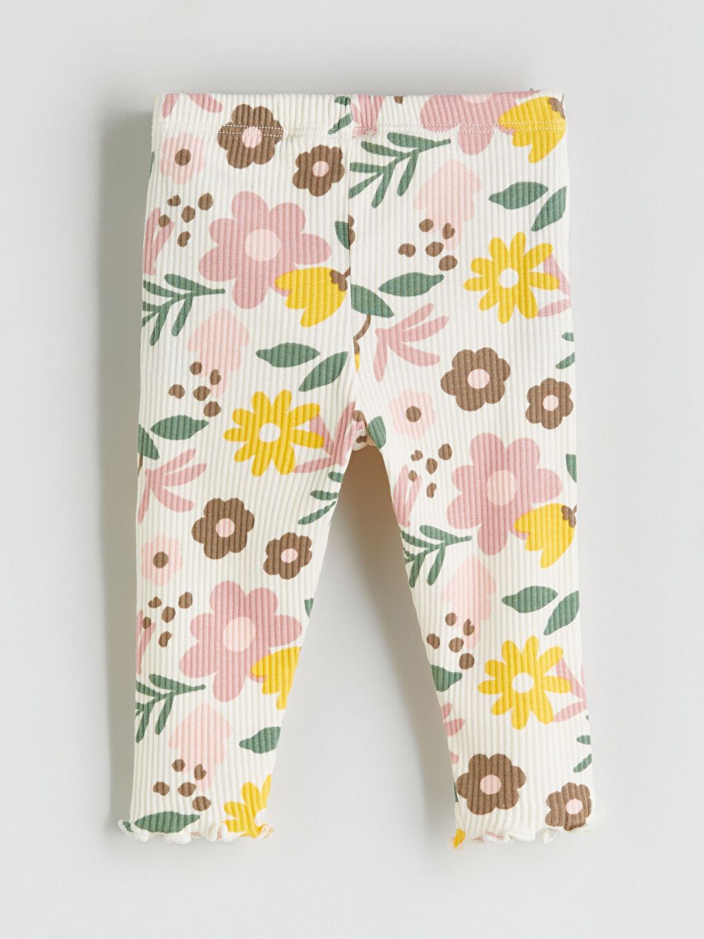 Ensemble Sweat-Shirt et Pantalon de Survêtement Bébé Fille Floral Col Rond 2 Pièces-6