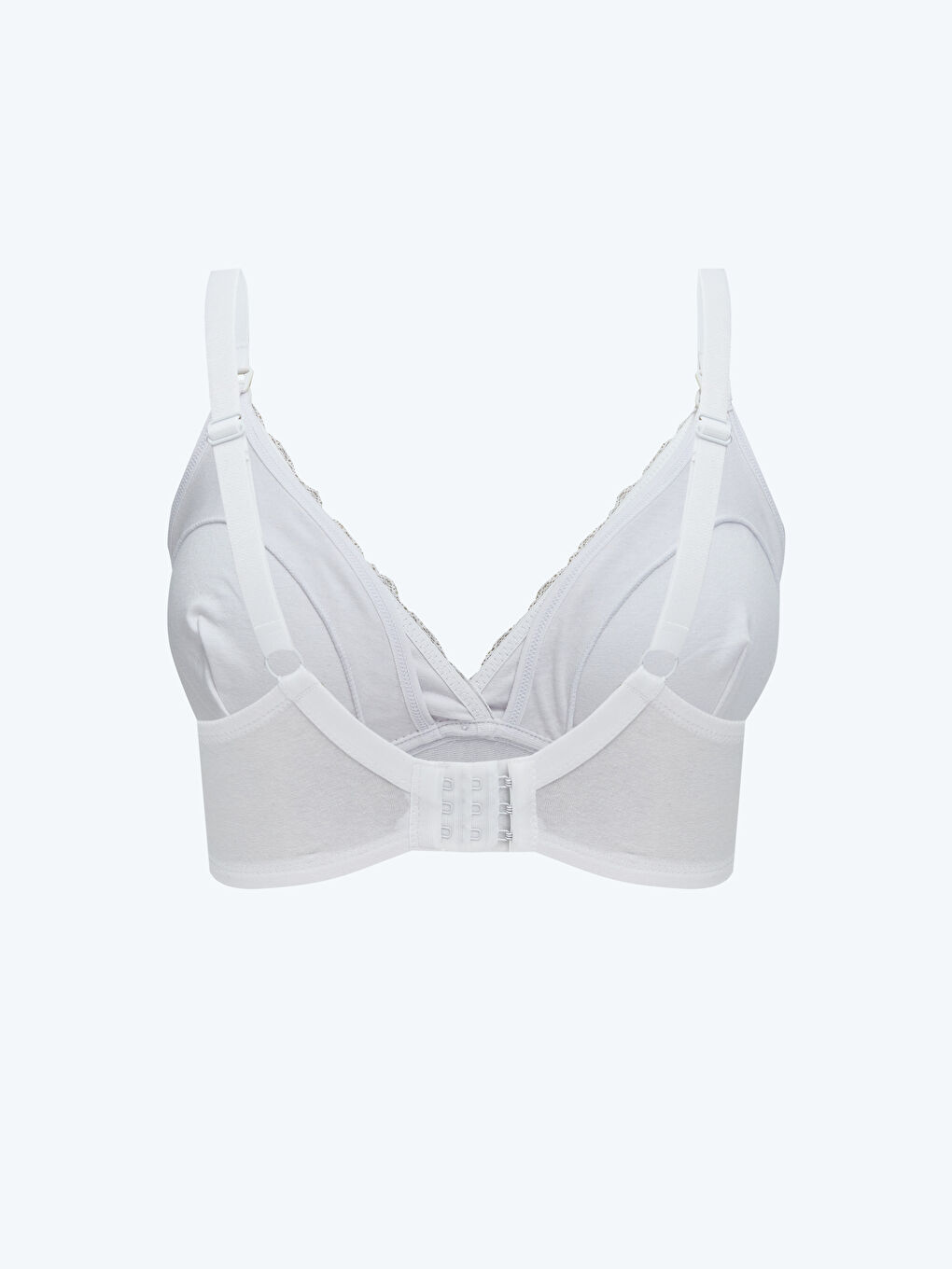LCW DREAM Non-Wired Non-Padded Lace Detail Nursing Bra -W56492Z8-FFB
