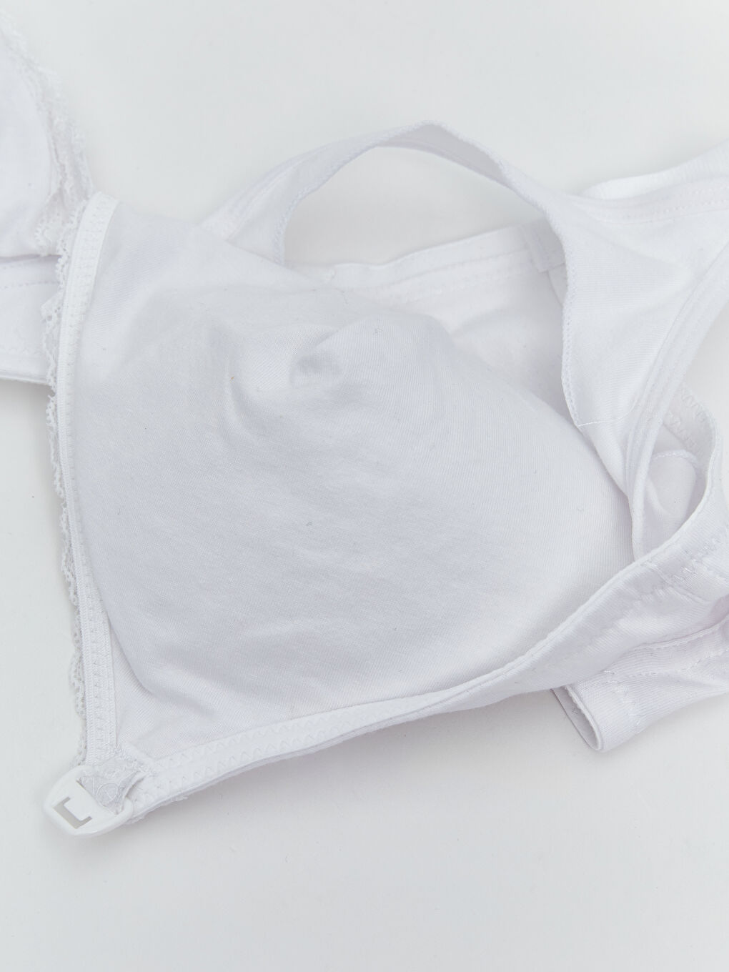 LCW DREAM Non-Wired Non-Padded Lace Detail Nursing Bra -W56492Z8-FFB