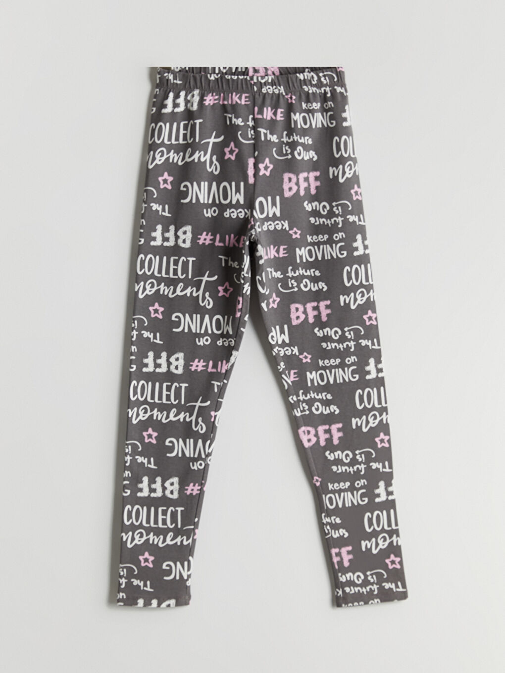 LCW Kids Girls' Leggings with Elasticated Waist -W56508Z4-LQ9