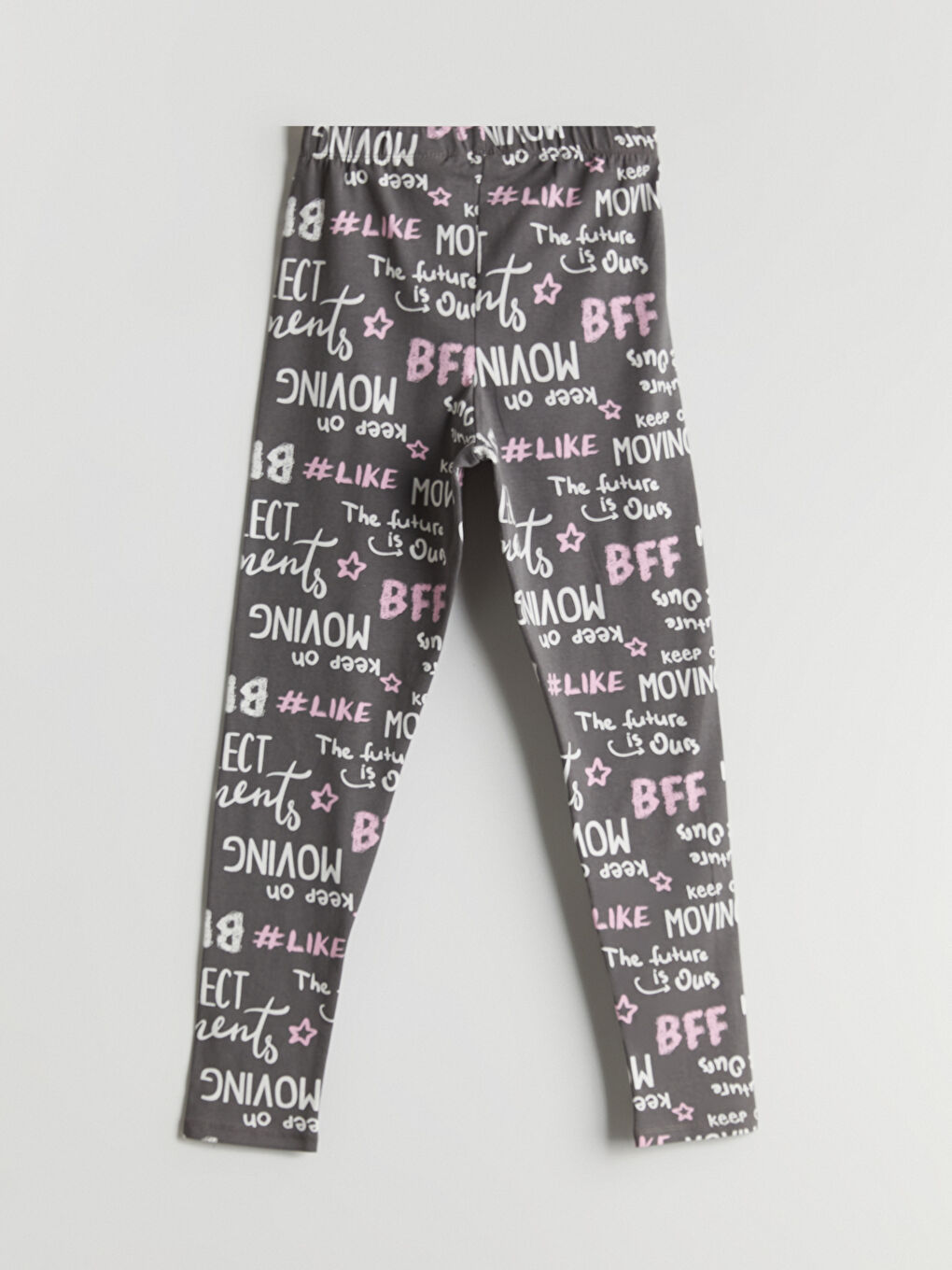 LCW Kids Girls' Leggings with Elasticated Waist -W56508Z4-LQ9