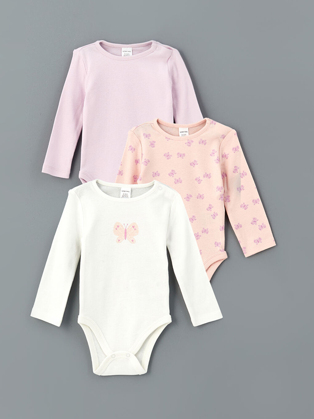 LCW baby Baby Girl ECRU Bodysuit -W56513Z1-FDU