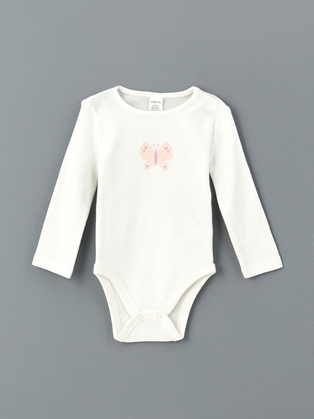 LCW baby Baby Girl ECRU Bodysuit -W56513Z1-FDU
