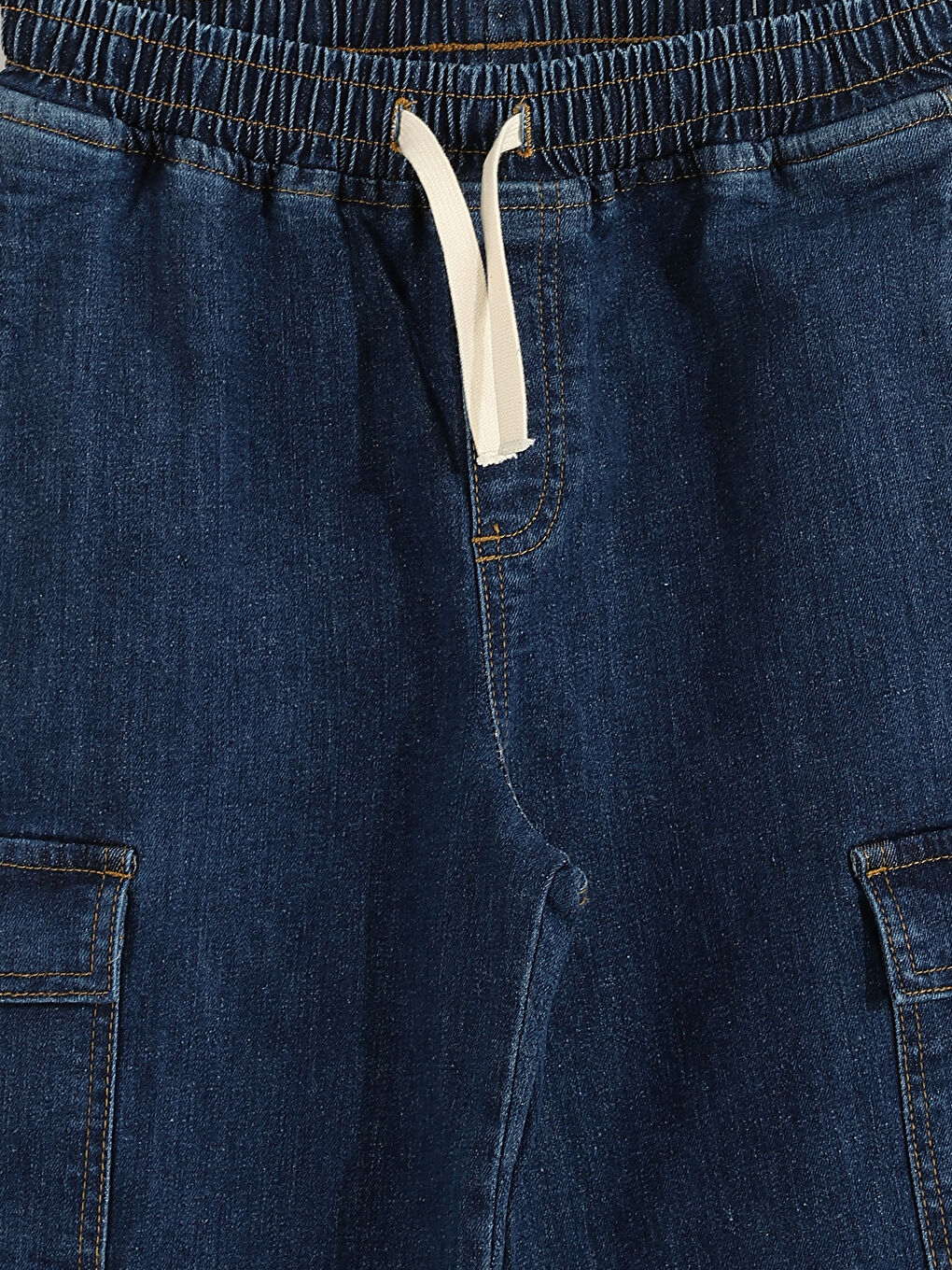 Jean Garçon À Taille Élastique-1
