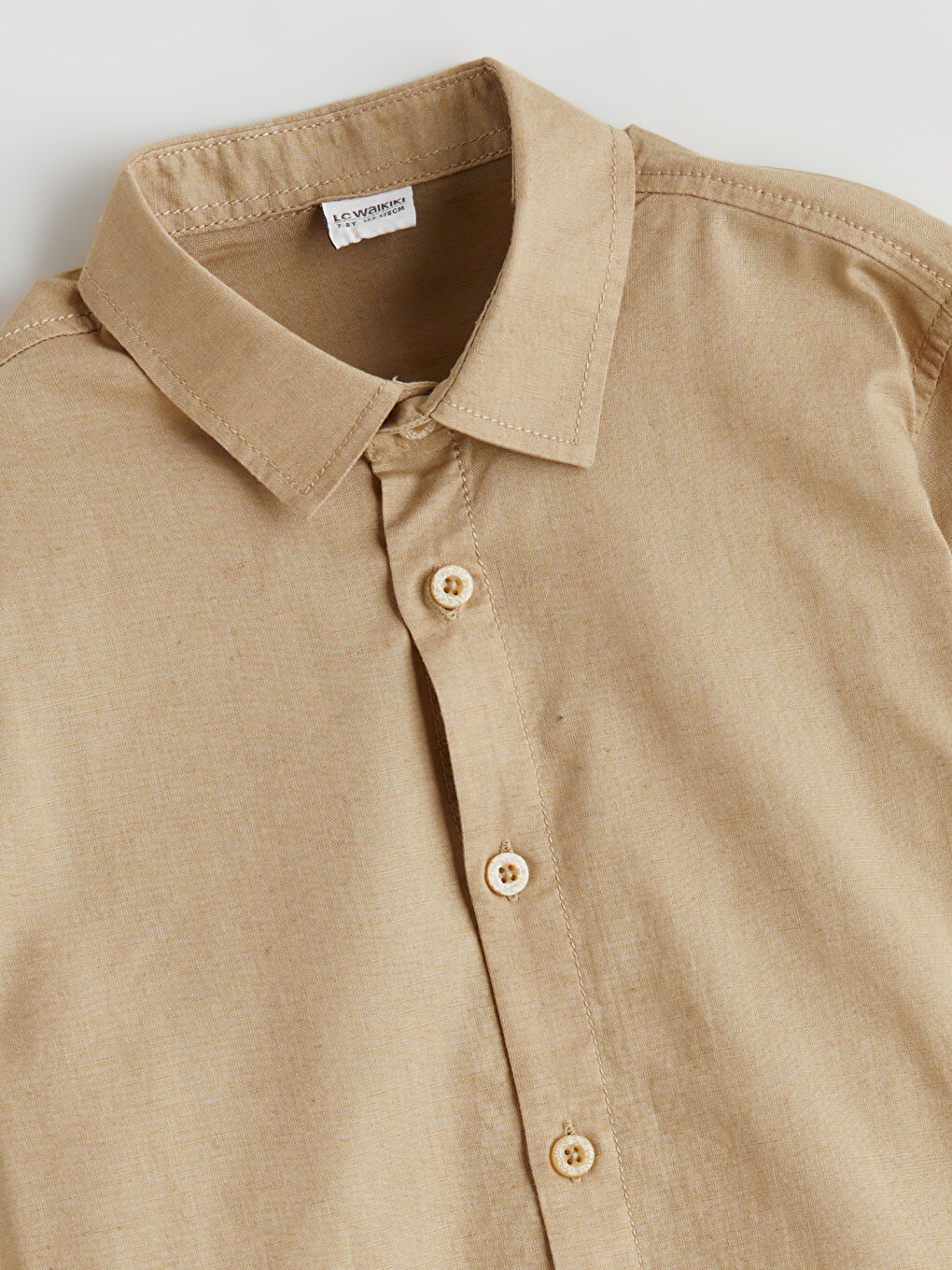 Linen Blend Boys' Shirt-1