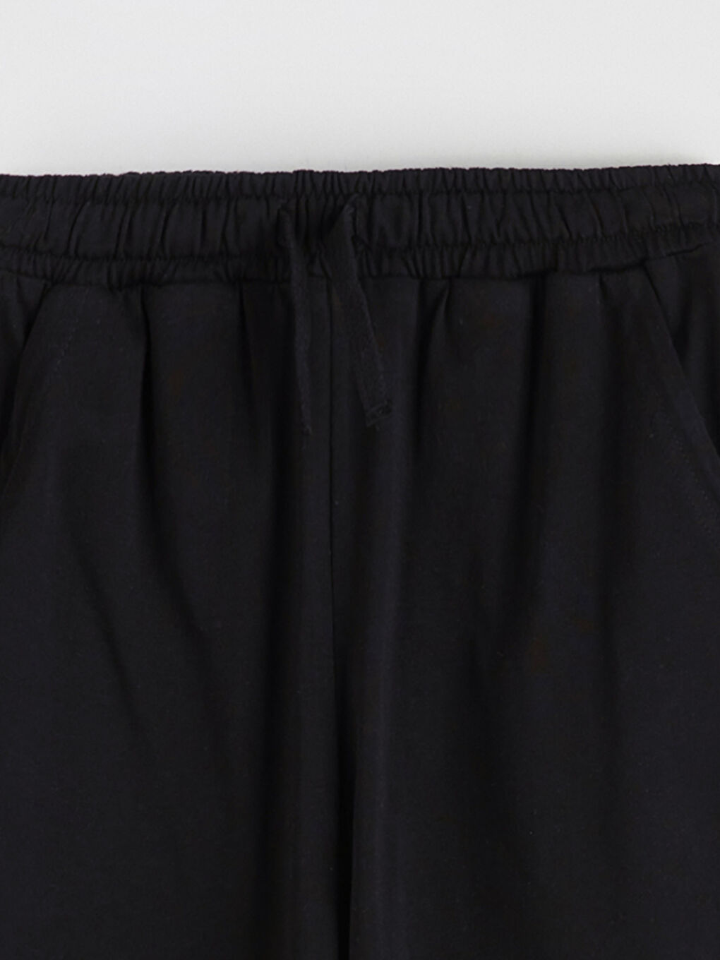 Siyah Beli Lastikli Erkek Çocuk Şort-2