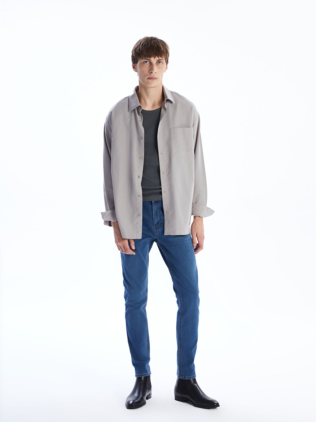 LCW Jeans 760 جينز سكيني فيت للرجال -W56545Z8-H45