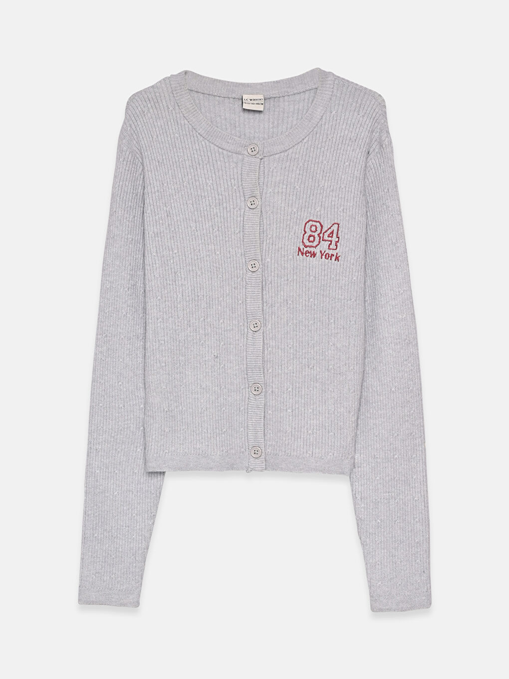 Cardigan Fille Col Rond