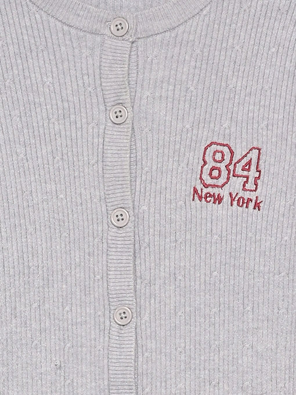 Cardigan Fille Col Rond-2