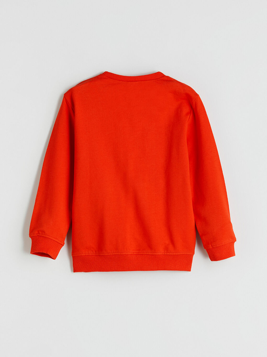 Kırmızı Bisiklet Yaka Erkek Çocuk Sweatshirt-2