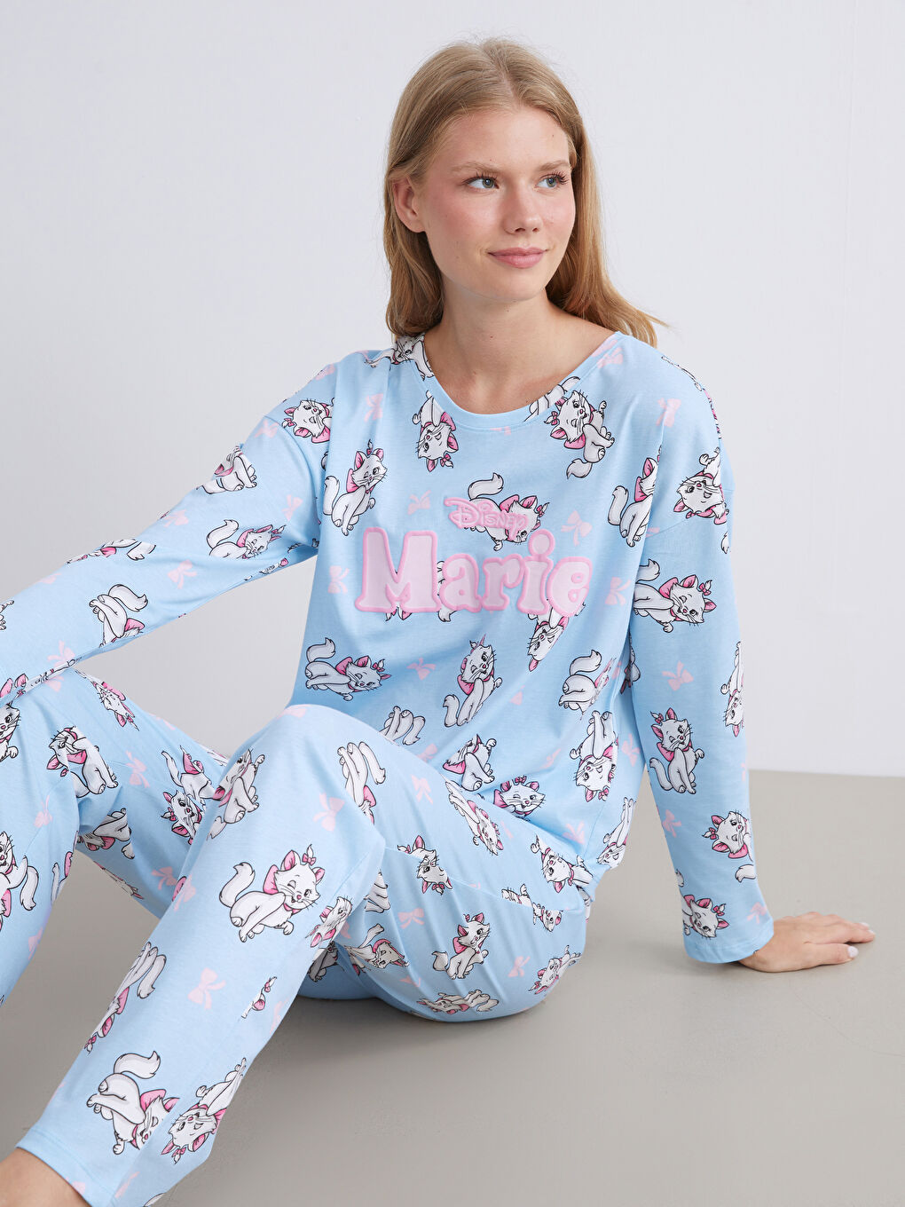 LCW Young Woman BLUE Pyjama Set -W56640Z8-LQK