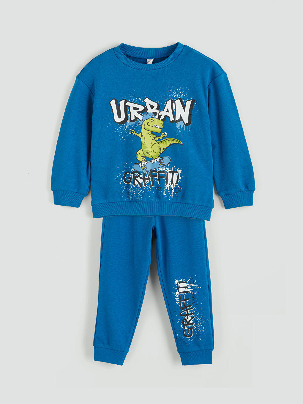 LCW Kids Duks i trenerka za dečake sa okruglim izrezom -W56646Z1-HNU