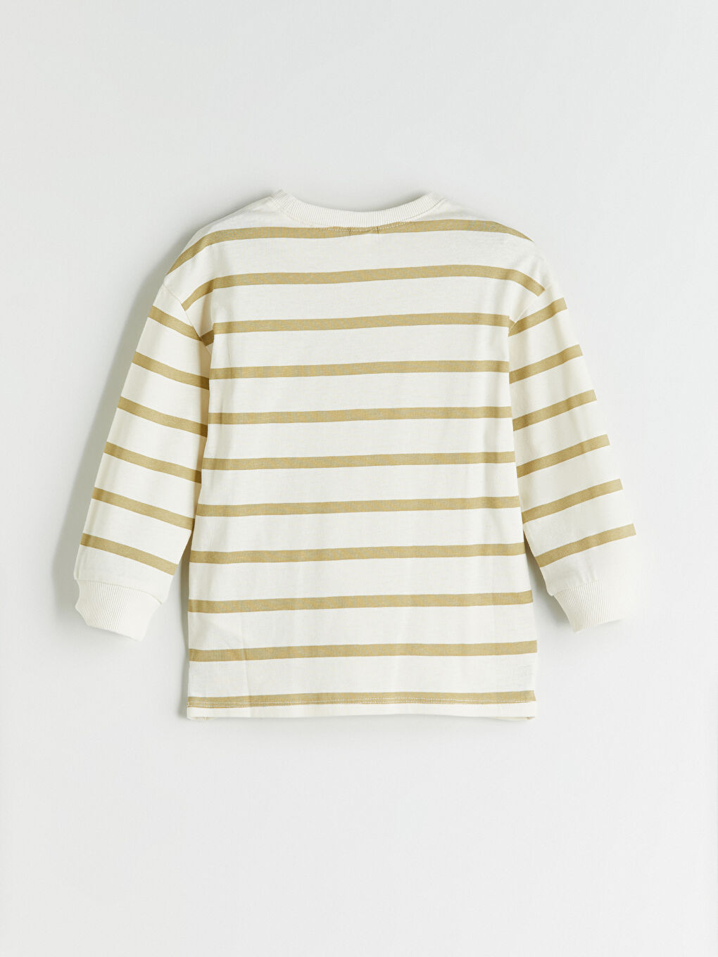 LCW Kids تیشێرت یه‌خه‌ خڕ خەتخەت بۆ کوڕان -W56668Z1-LE4