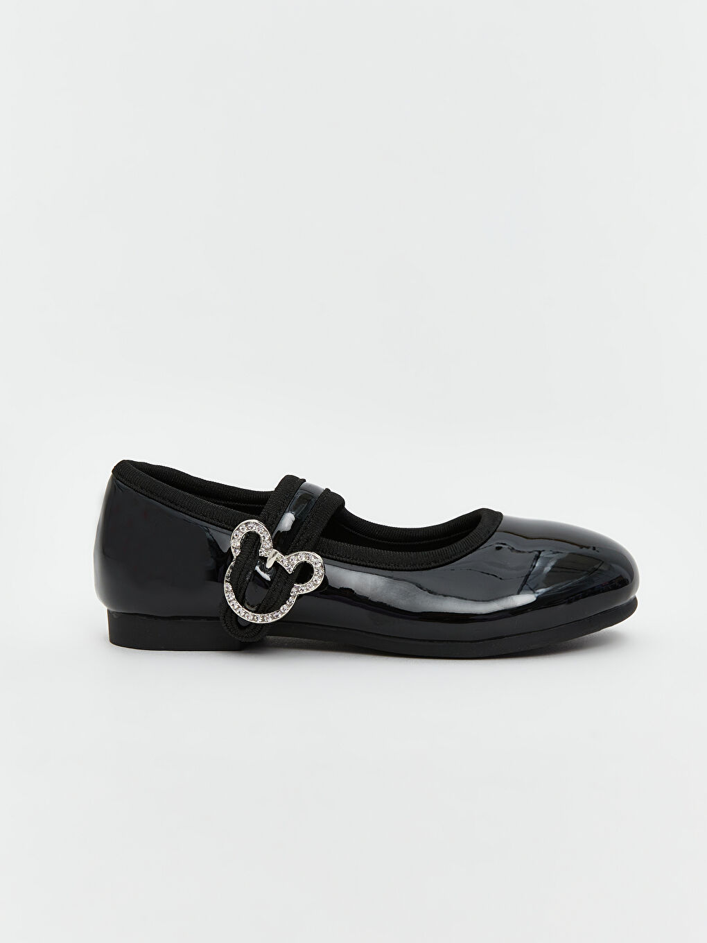 Faux Leather Baby Girls' Ballet Flats-1