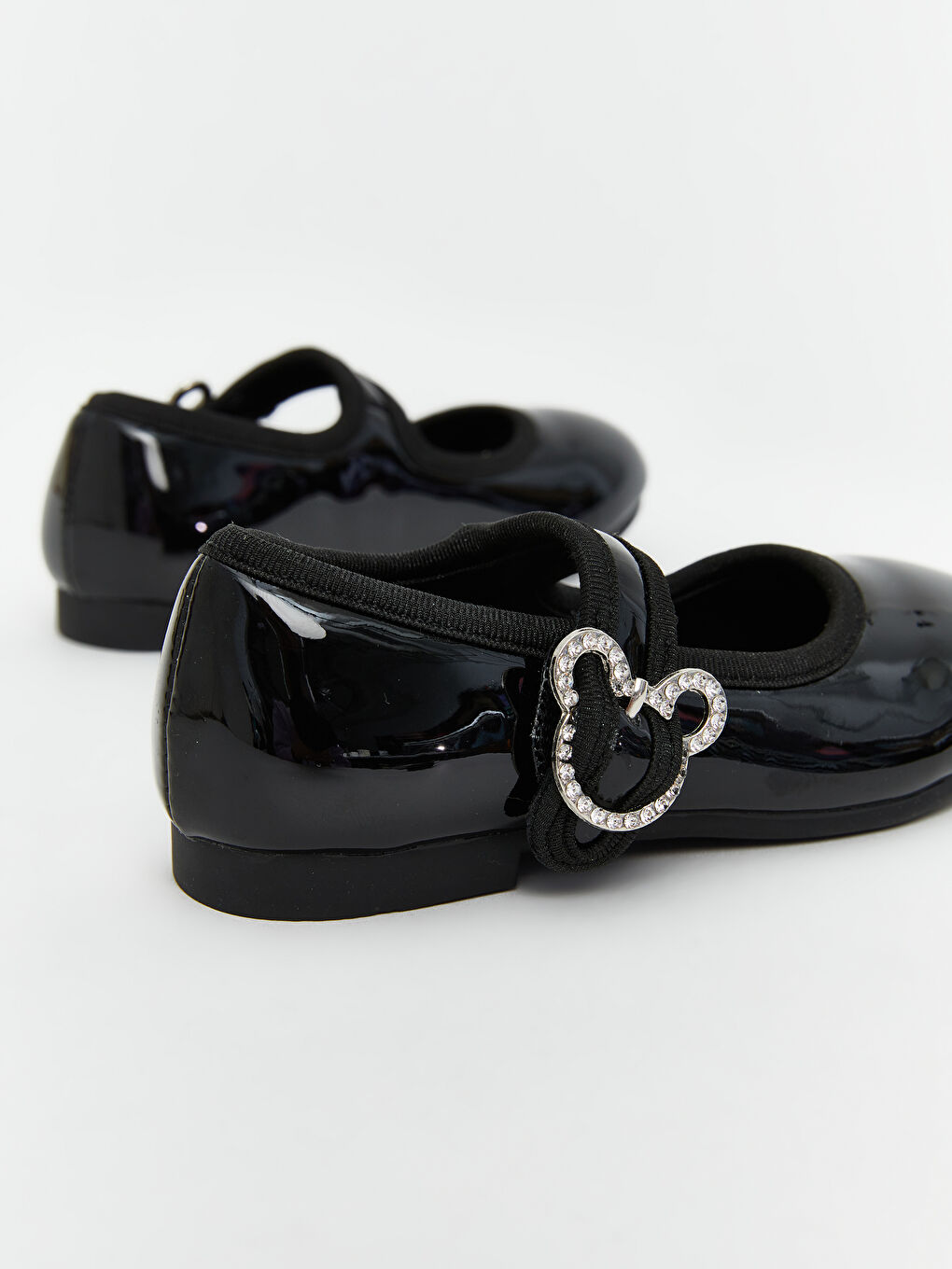 Faux Leather Baby Girls' Ballet Flats-4