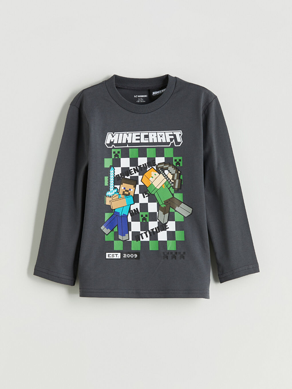 LCW Kids Boy GREY T-Shirt -W56738Z1-FXP